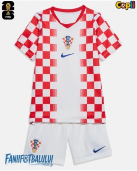Croația Echipament de Fotbal Replică Mondial 2026 Copii Acasa (+ Șorturi)